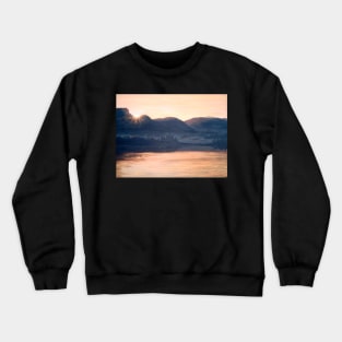 WINTER IN SCOTLAND AND SUNSET Crewneck Sweatshirt